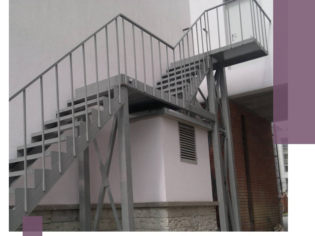 Монтаж пожарных лестниц под ключ в Камне-на-Оби с гарантией качества