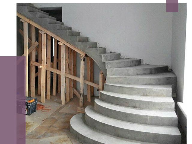 Изготовление бетонных лестниц под ключ в Камне-на-Оби от 19793 руб. | ПРОЛЁТ-Кно