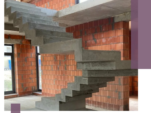 Изготовление бетонных лестниц под ключ в Камне-на-Оби