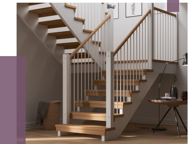 Маршевые лестницы в Камне-на-Оби от 37809 руб. — монтаж | ПРОЛЁТ-Кно