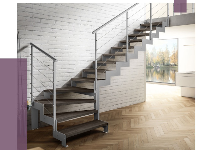 Г-образные лестницы под ключ в Камне-на-Оби от 36794 руб. | ПРОЛЁТ-Кно