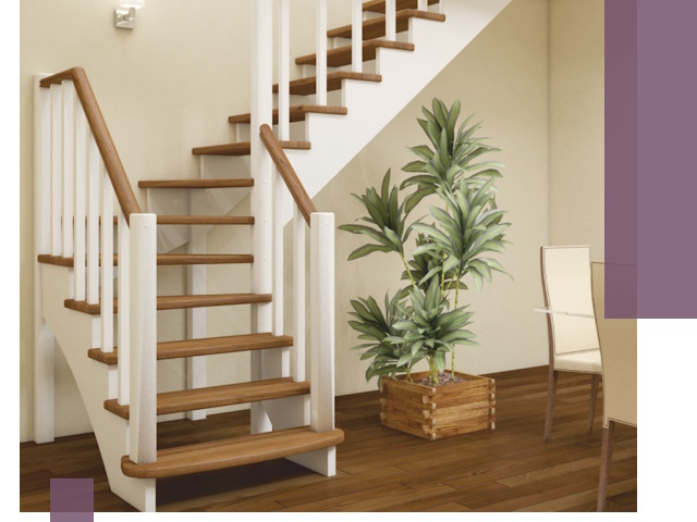 Г-образные лестницы под ключ в Камне-на-Оби — изготовление и монтаж