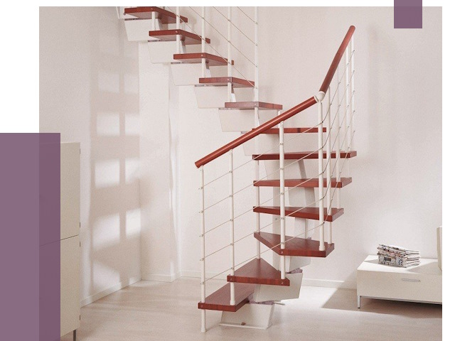 Изготовление лестниц на больцах в Камне-на-Оби от 9643 руб. | ПРОЛЁТ-Кно