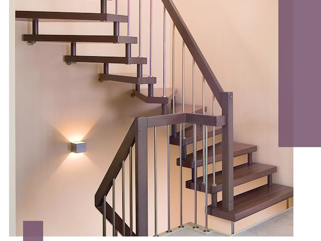 Изготовление лестниц на больцах в Камне-на-Оби под ключ