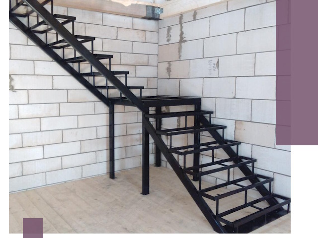 Лестницы на металлокаркасе под ключ в Камне-на-Оби — изготовление и монтаж