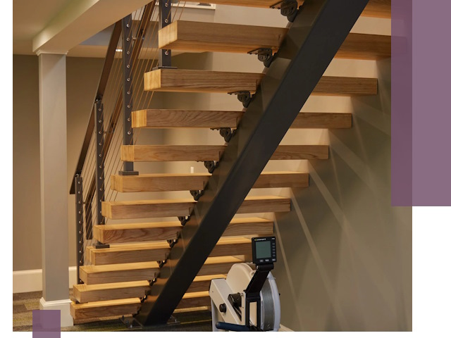 Лестницы на монокосоурах под ключ в Камне-на-Оби - изготовление и монтаж