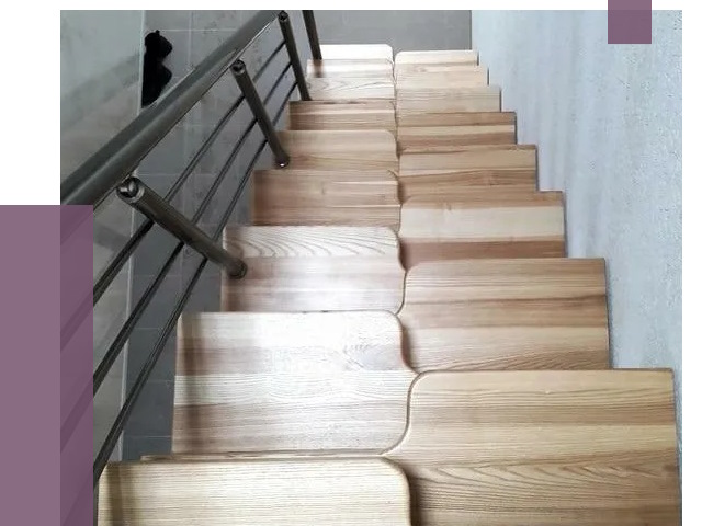 Лестницы гусиный шаг в Камне-на-Оби от 12941 руб. под ключ | ПРОЛЁТ-Кно