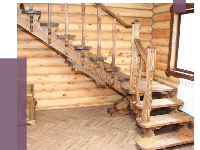 Лестницы в баню в Камне-на-Оби от 18981 руб. — изготовление | ПРОЛЁТ-Кно