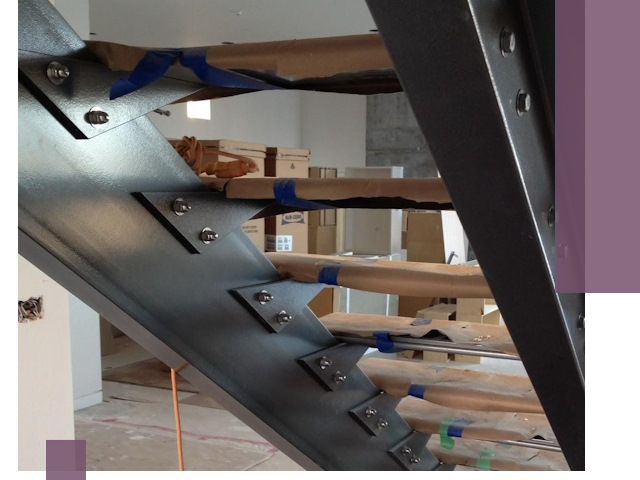 Усиление лестничных конструкций и усиление опор в Камне-на-Оби