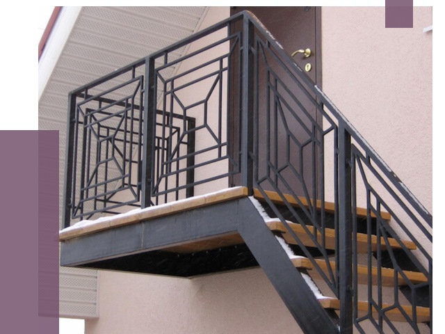 Металлические перила в Камне-на-Оби от 4263 руб.  | ПРОЛЁТ-Кно