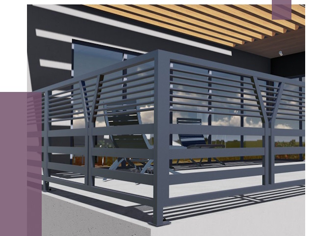 Изготовление балконных ограждений в Камне-на-Оби от 10658 руб. | ПРОЛЁТ-Кно