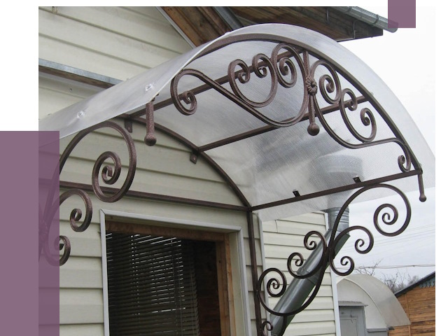 Изготовление козырьков в Камне-на-Оби от 7308 руб. — заказать | ПРОЛЁТ-Кно