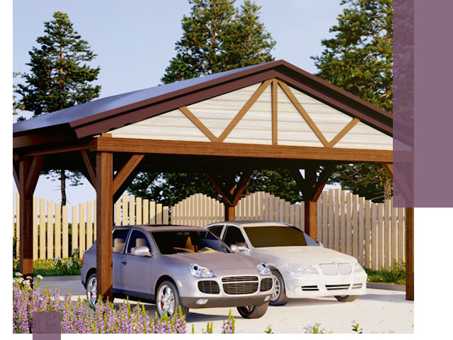 Навесы для автомобиля в Камне-на-Оби — изготовление и монтаж