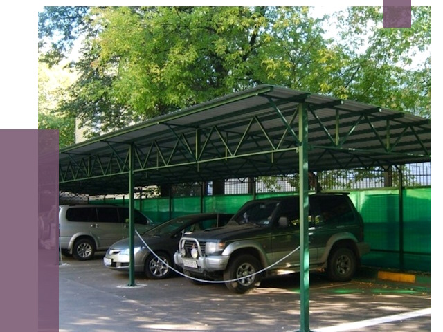 Навесы для парковки в Камне-на-Оби от 79678 руб. заказать | ПРОЛЁТ-Кно