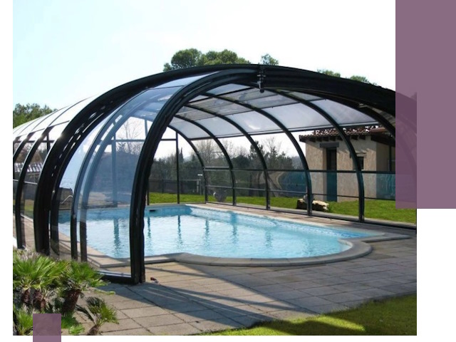 Навесы для бассейна в Камне-на-Оби: изготовление и монтаж под ключ