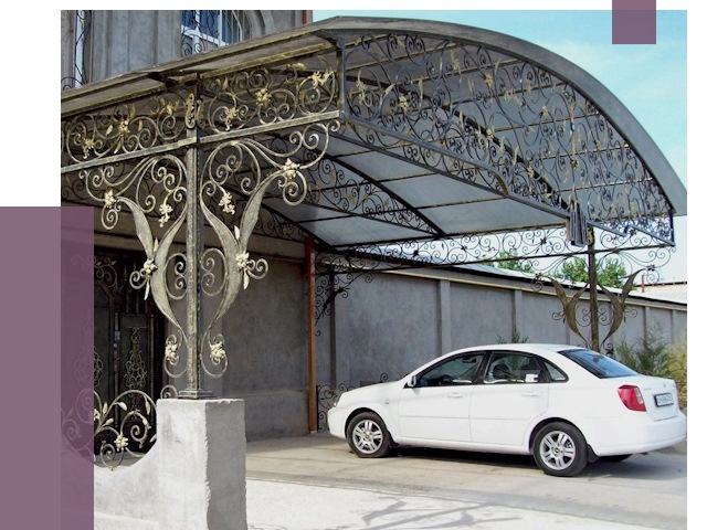 Кованые навесы в Камне-на-Оби от 14464 руб. | ПРОЛЁТ-Кно
