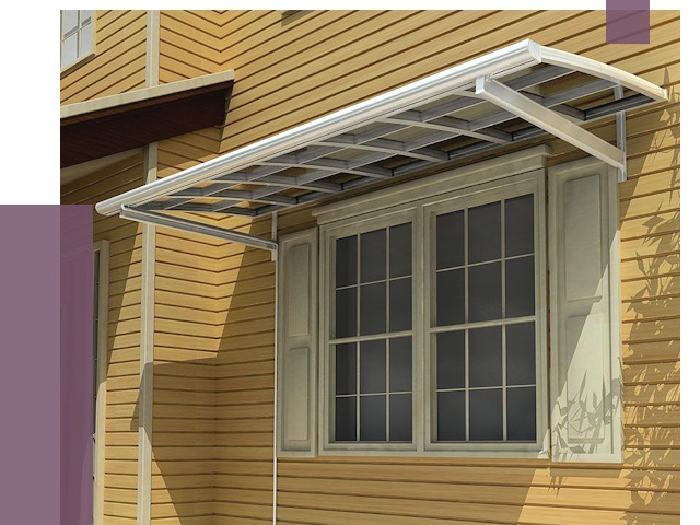 Козырьки над окнами в Камне-на-Оби от 7562 руб. — монтаж, покупки | ПРОЛЁТ-Кно