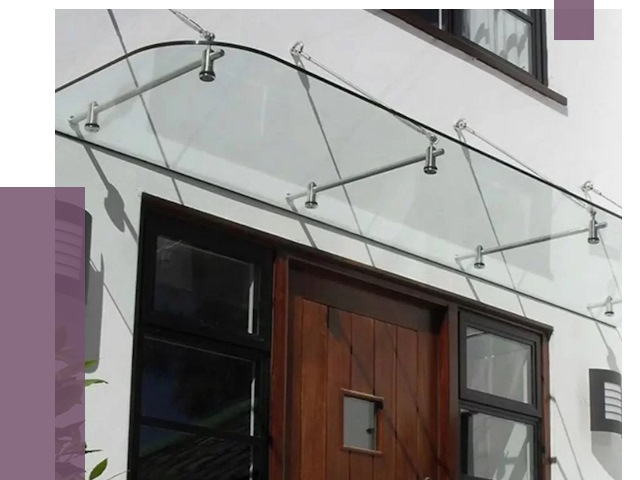 Стеклянные козырьки в Камне-на-Оби от 18778 руб. | ПРОЛЁТ-Кно