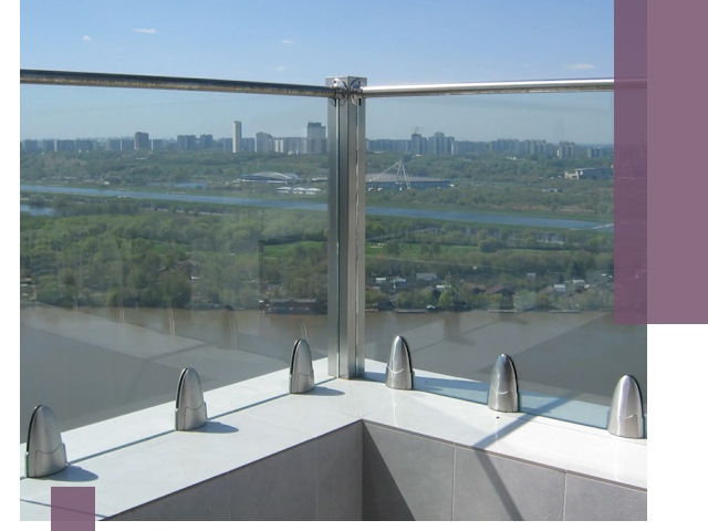 Стеклянные парапеты премиум класса в Камне-на-Оби для домов и бизнесов