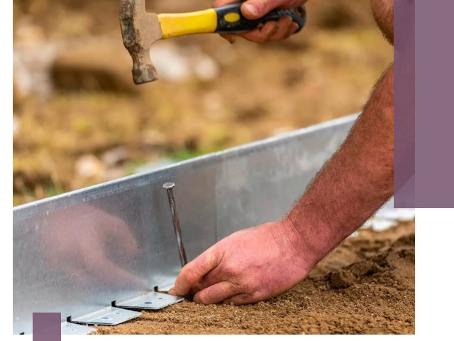 Монтаж металлических бордюров в Камне-на-Оби быстро и качественно