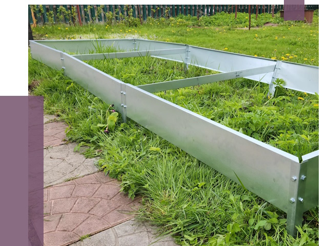 Металлические бордюры для грядок в Камне-на-Оби от 1776 руб.