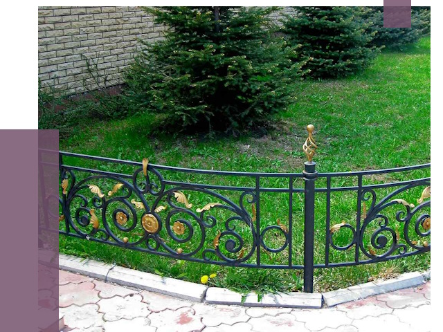 Кованые газонные ограждения в Камне-на-Оби от 7562 руб. — ПРОЛЁТ-Кно