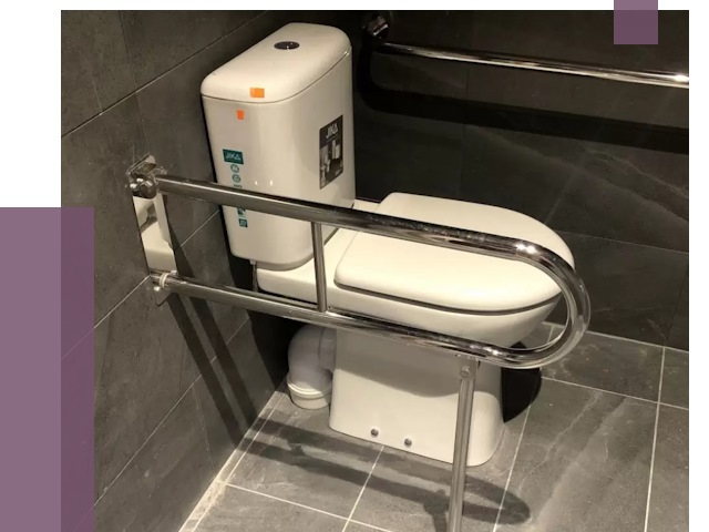 Поручни для санузлов в Камне-на-Оби от 4263 руб.  | ПРОЛЁТ-Кно