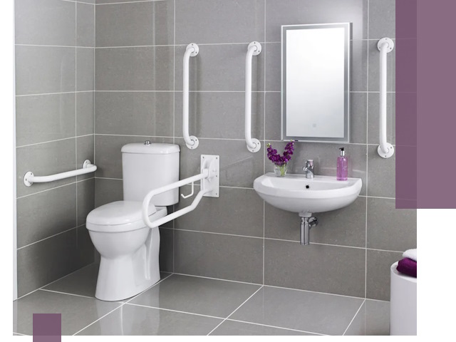 Поручни для санузлов в Камне-на-Оби: установка, ремонт и монтаж