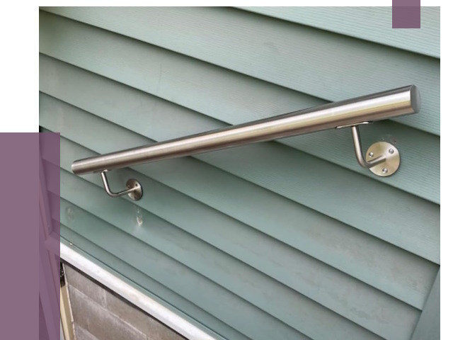 Поручни из нержавеющей стали в Камне-на-Оби от 7613 руб.  | ПРОЛЁТ-Кно